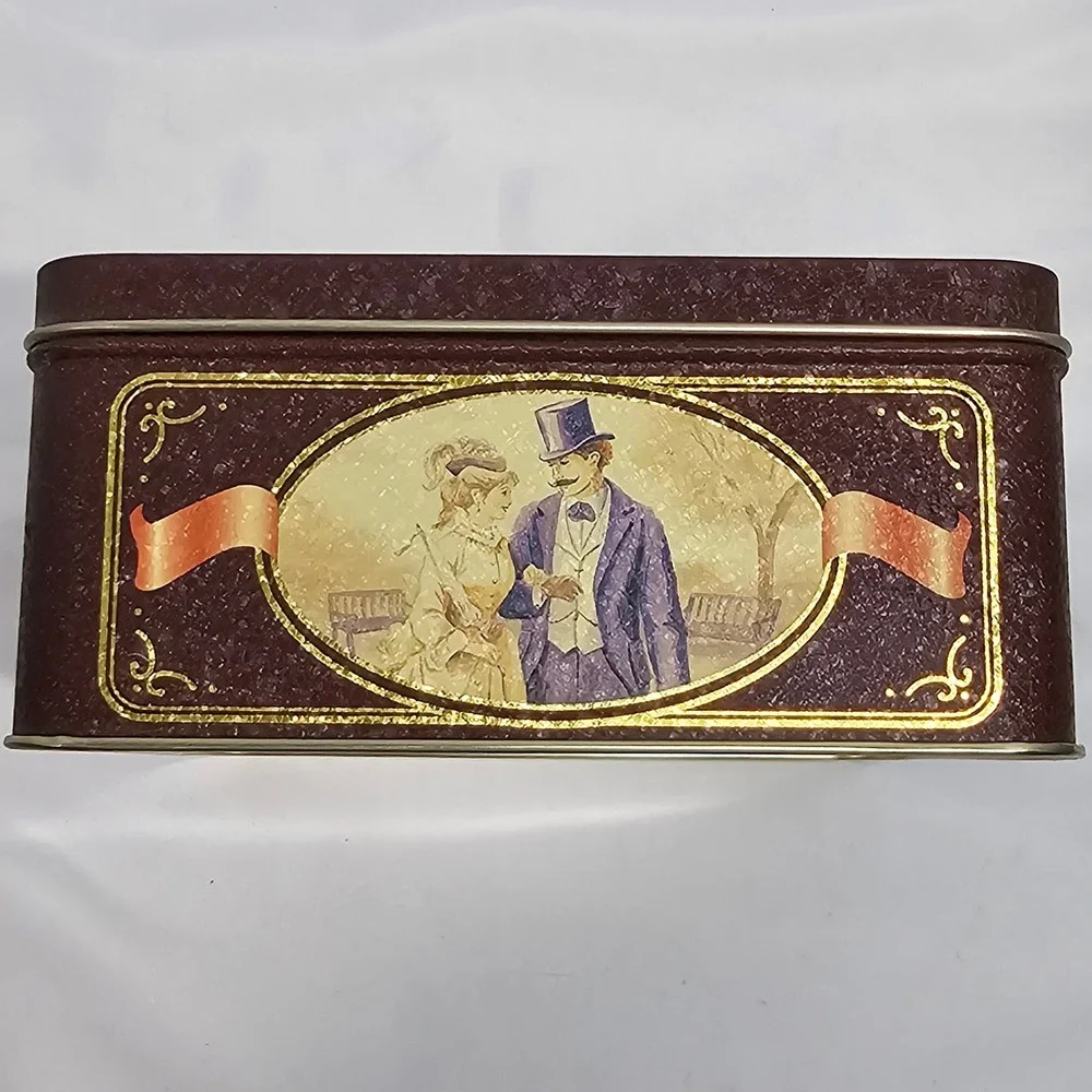Vintage 1995 Hershey's Chocolate Tin Canister Vintage Edition 4 Victorian Style